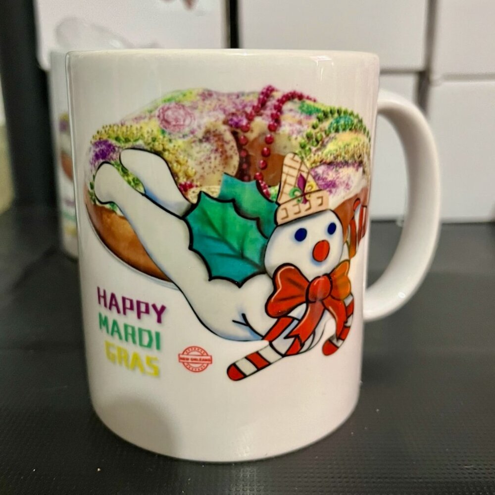 MR BINGLE MARDI GRAS MUG